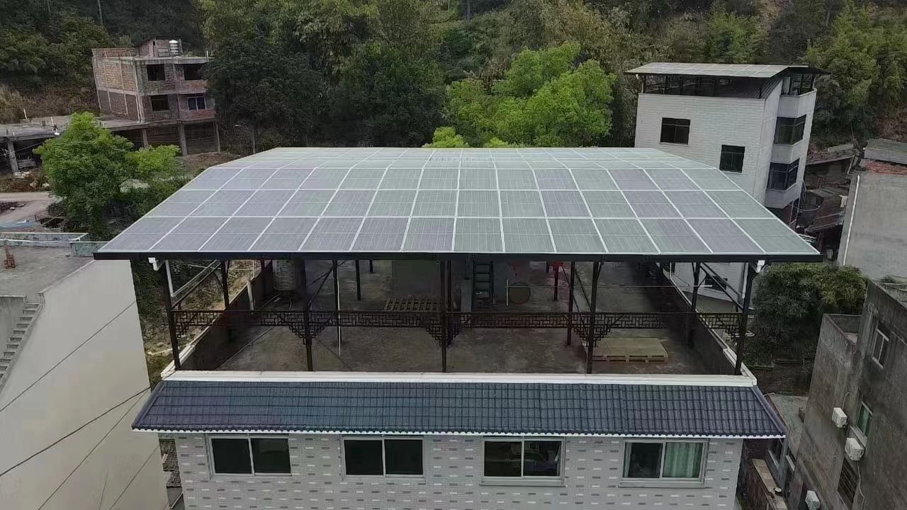 东阳15kw+10kwh自建别墅家庭光伏储能系统